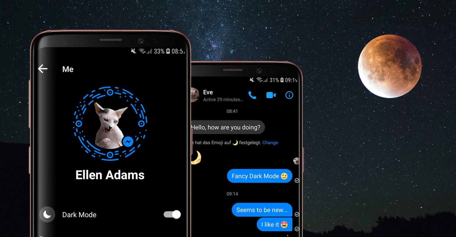 Dark Mode for Facebook Messenger – Fanpage Karma Blog